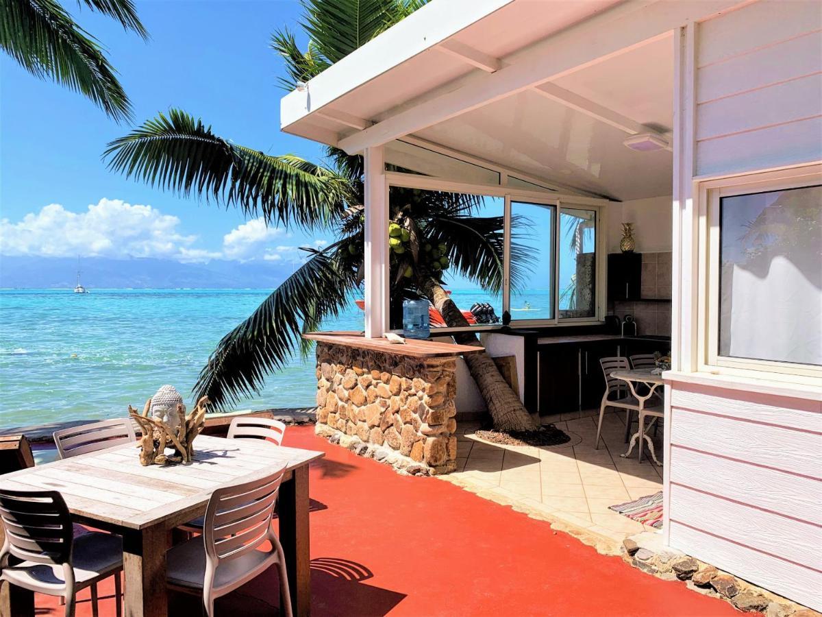 Moorea - Bungalow Chez Papou Afareaitu Exteriör bild