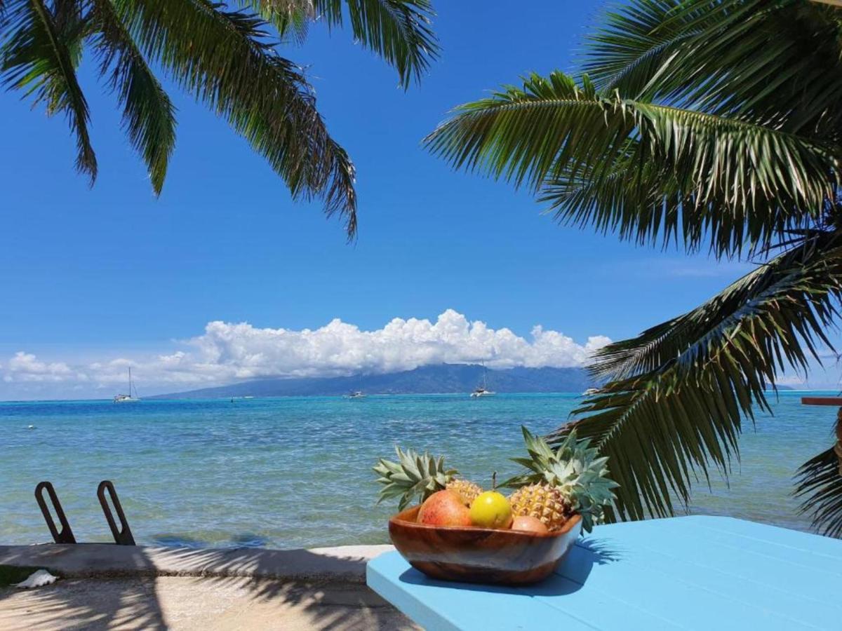 Moorea - Bungalow Chez Papou Afareaitu Exteriör bild