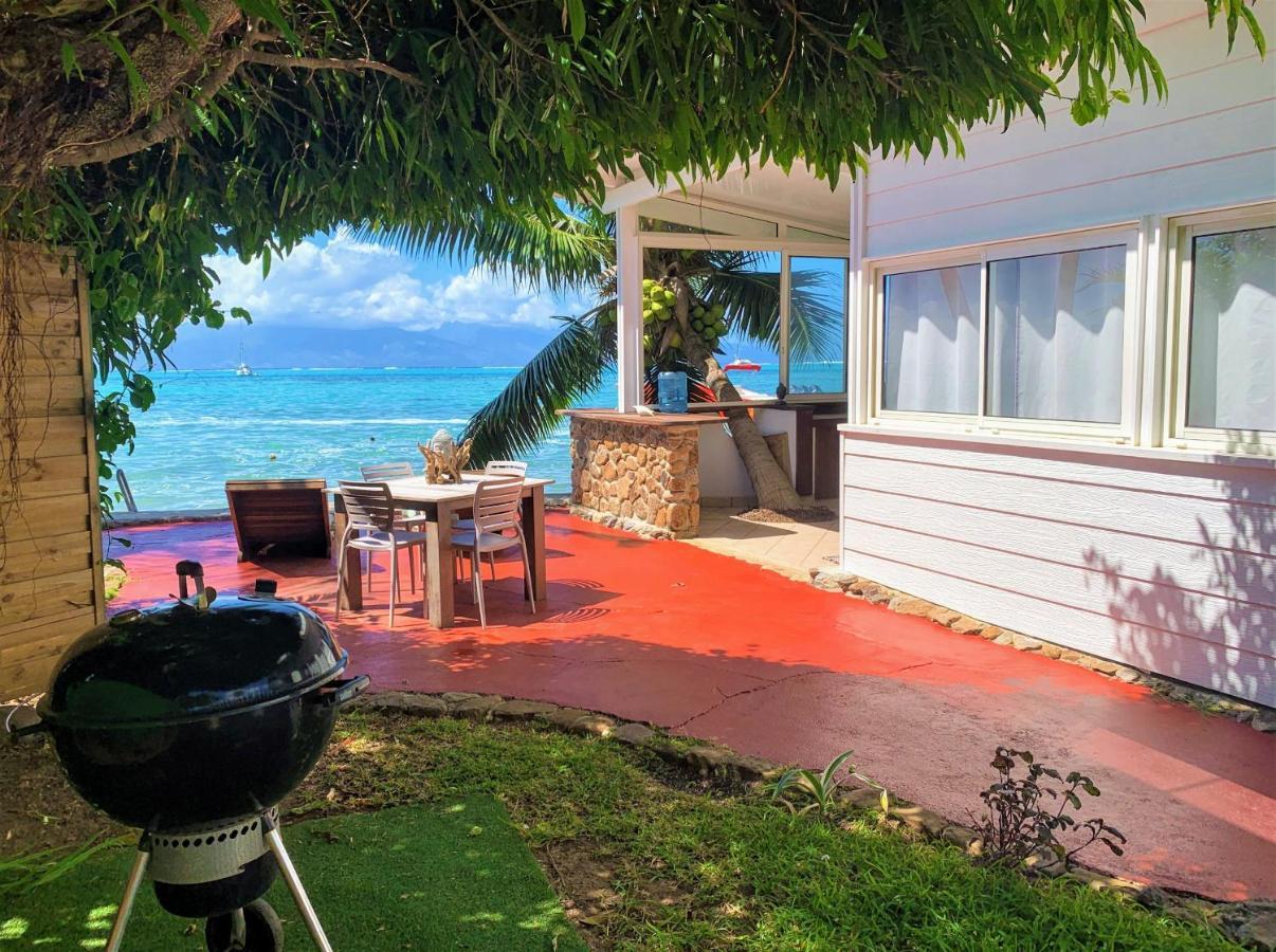 Moorea - Bungalow Chez Papou Afareaitu Exteriör bild